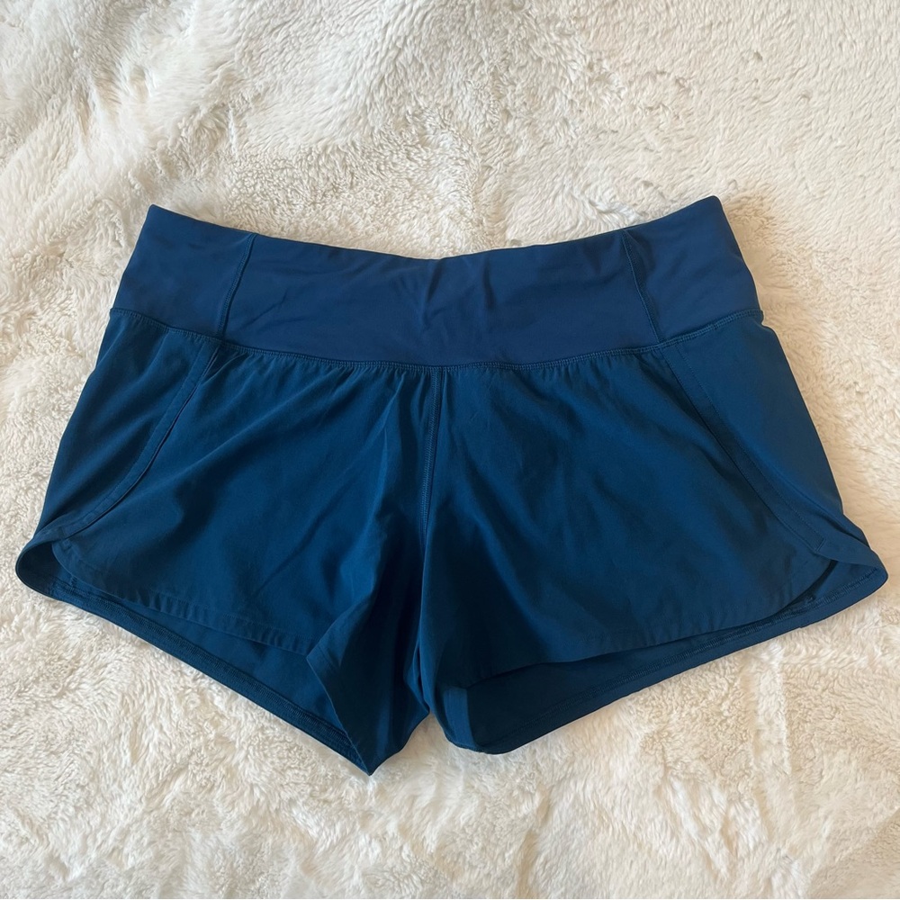 VERY RARE Lululemon Run Times Short II - 4” - Night Tide - Blue - 8